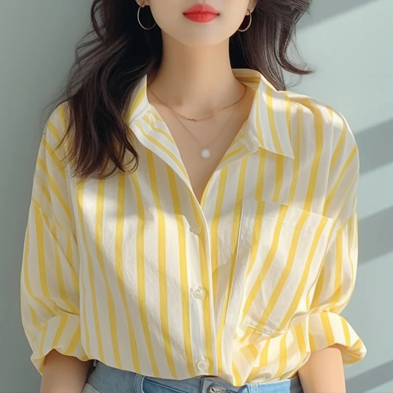 Spring Autumn Women Blouse